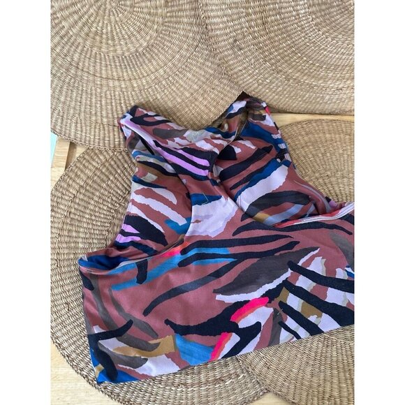 Betsey Johnson women’s size medium Striped sports bra - Picture 6 of 9